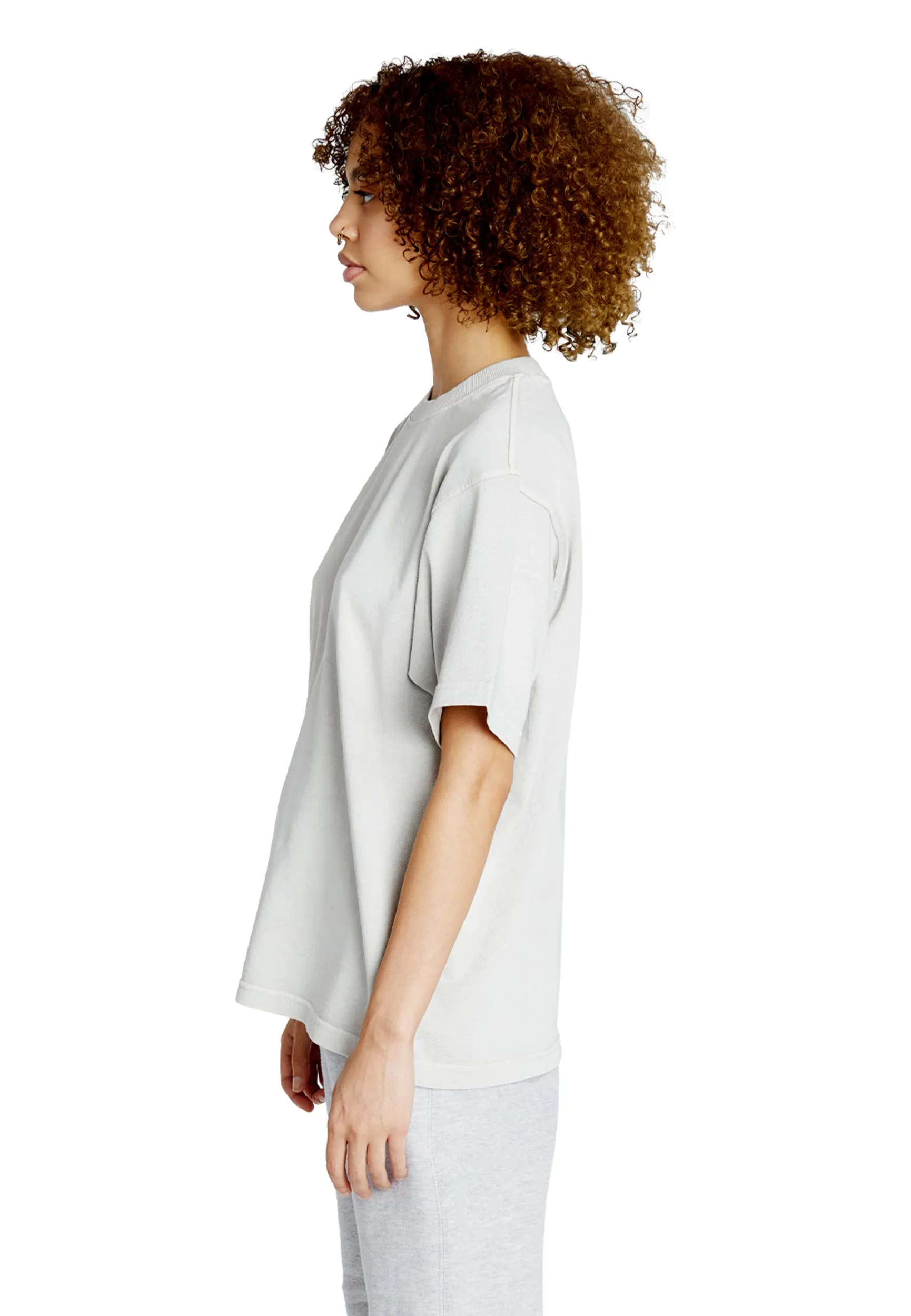 Streetwear Heavyweight Women Short Sleeve - Lunar Rock