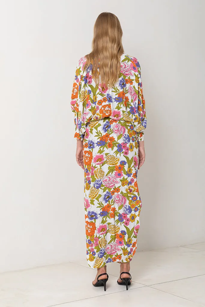 SWF - Plunge Maxi Dress - In Spring Floral *FINAL SALE