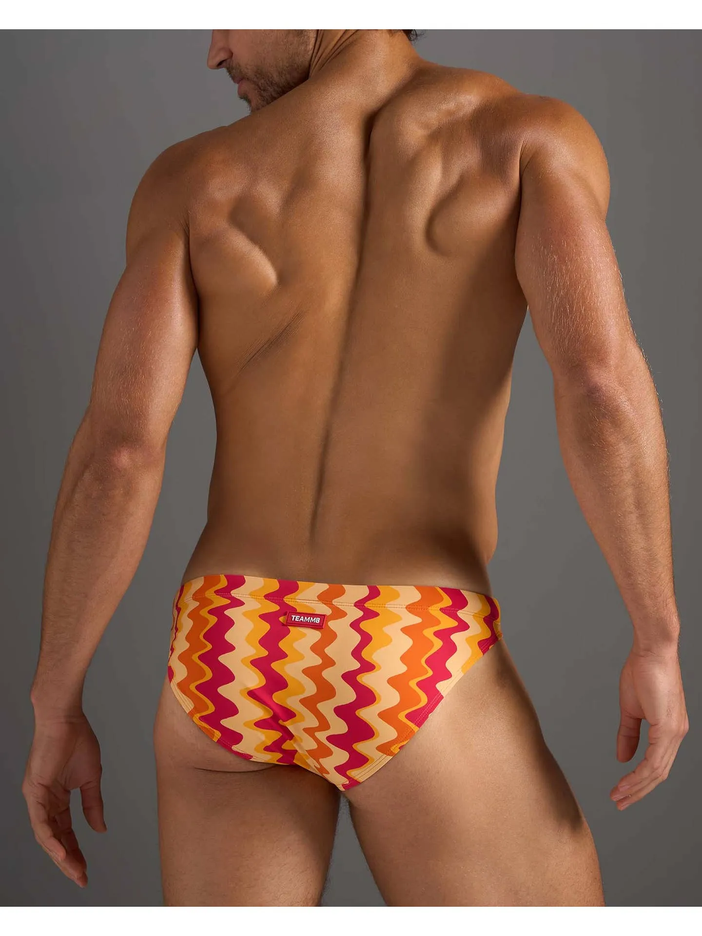 TEAMM8 Resort Bikini Swim Brief - Red Mirage