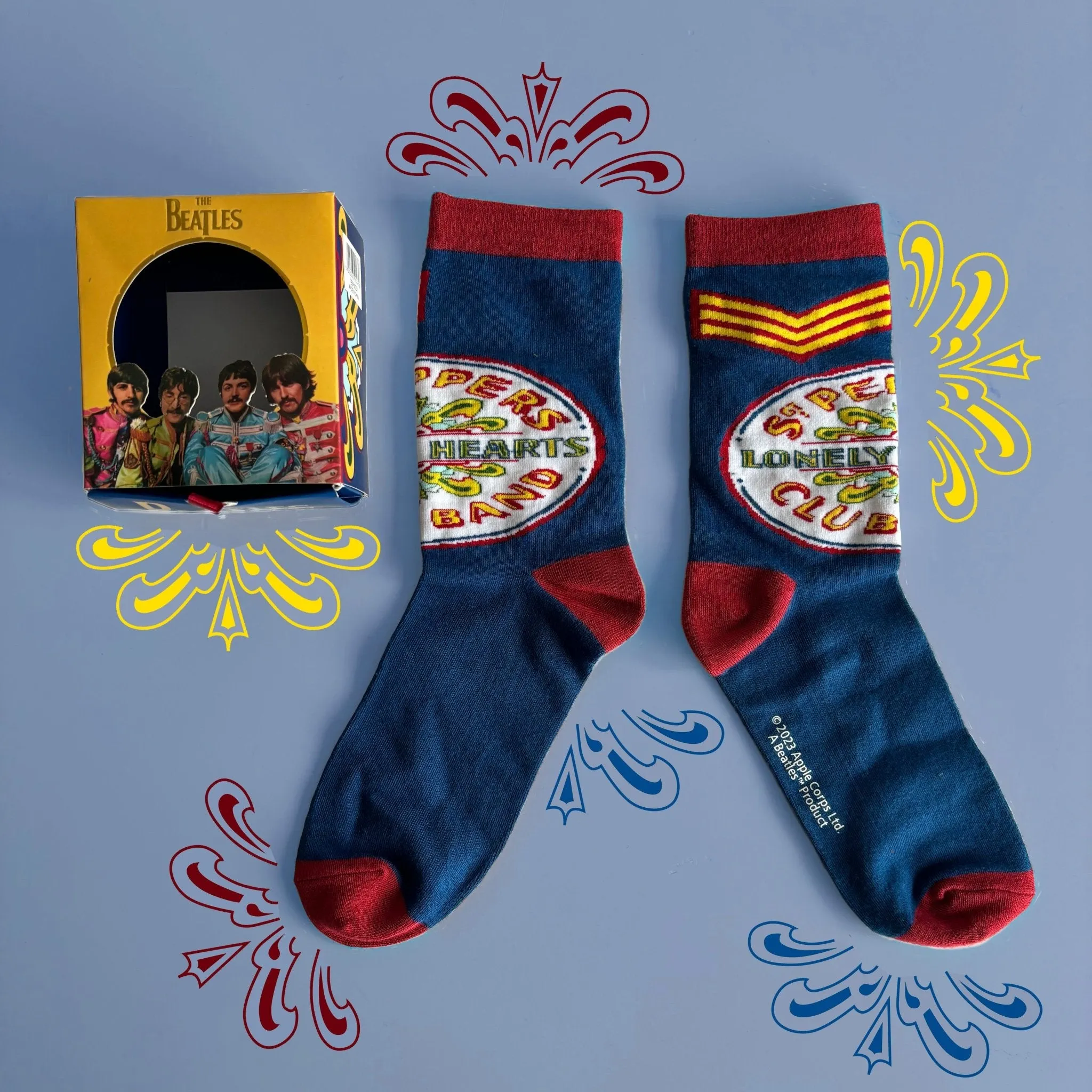 The Beatles Sgt. Pepper Drum Socks