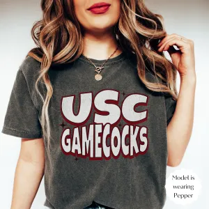 University of South Carolina "Happiness is Winning" Tee | USC Gamecocks Unisex Garment-Dyed T-shirt | Game Day and Tailgate Apparel