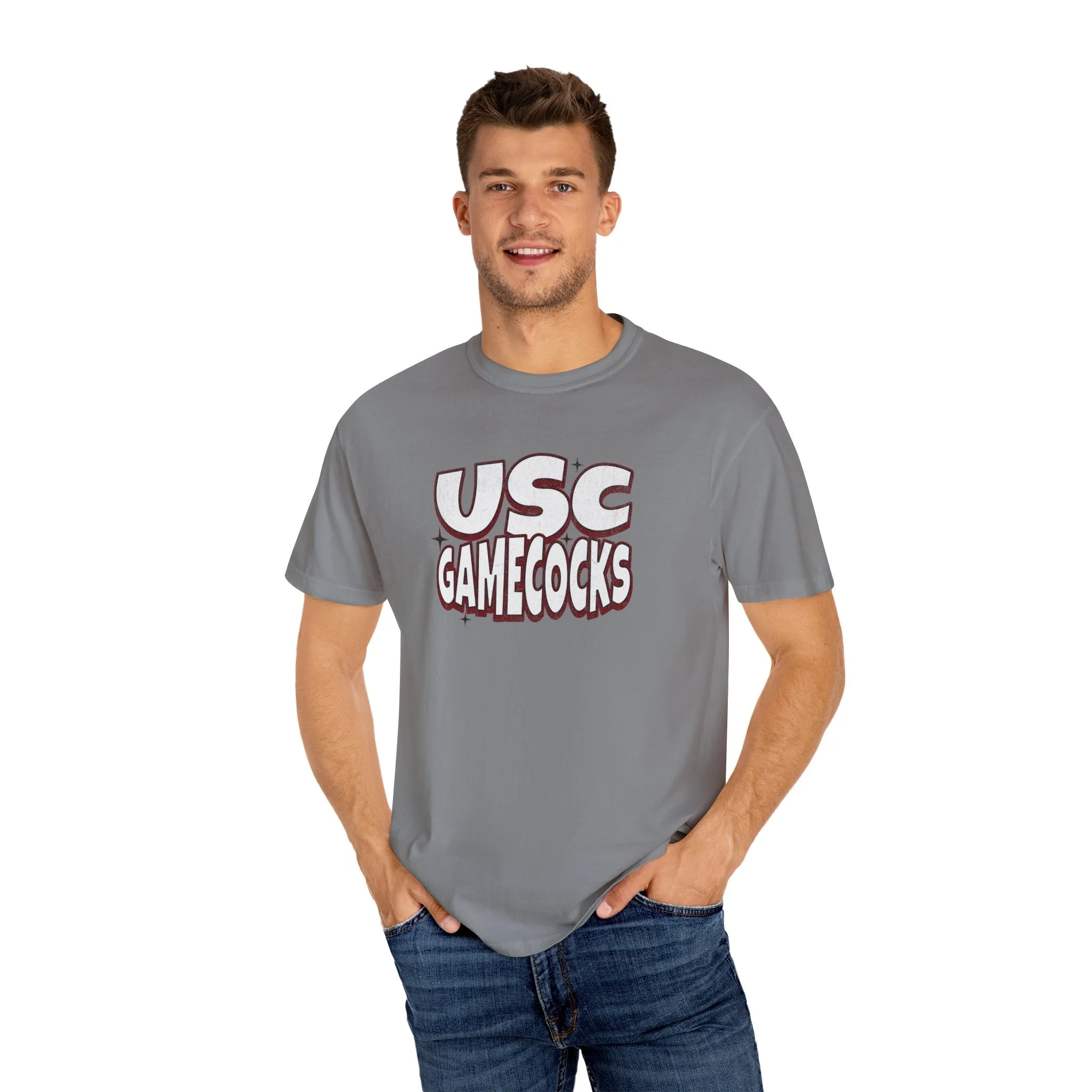 University of South Carolina "Happiness is Winning" Tee | USC Gamecocks Unisex Garment-Dyed T-shirt | Game Day and Tailgate Apparel