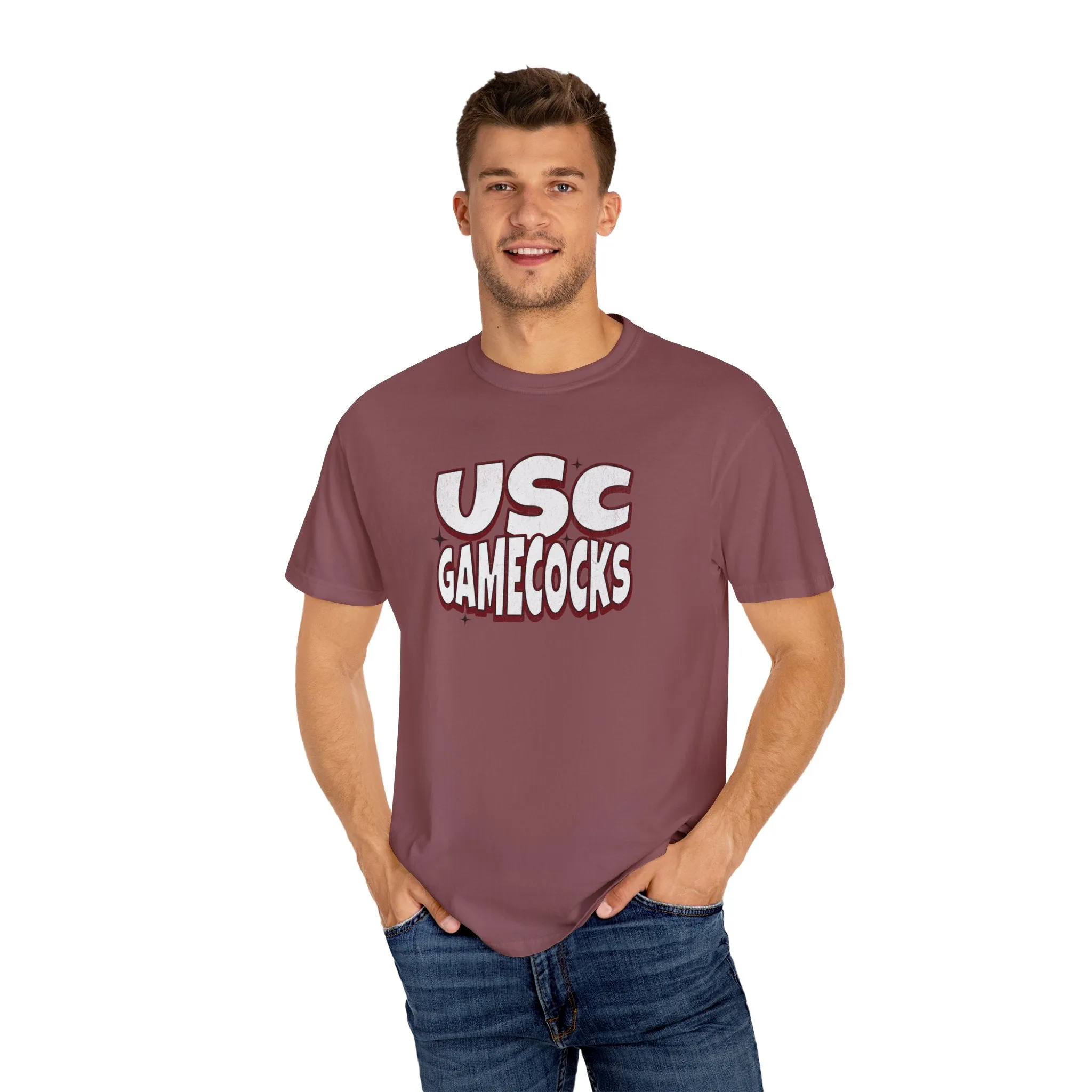 University of South Carolina "Happiness is Winning" Tee | USC Gamecocks Unisex Garment-Dyed T-shirt | Game Day and Tailgate Apparel