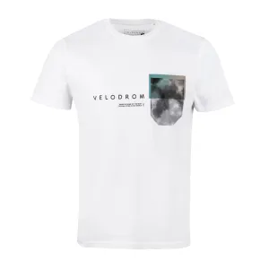 VELODROM Tshirt Pocket Collection - White/ Cloudy Gradient