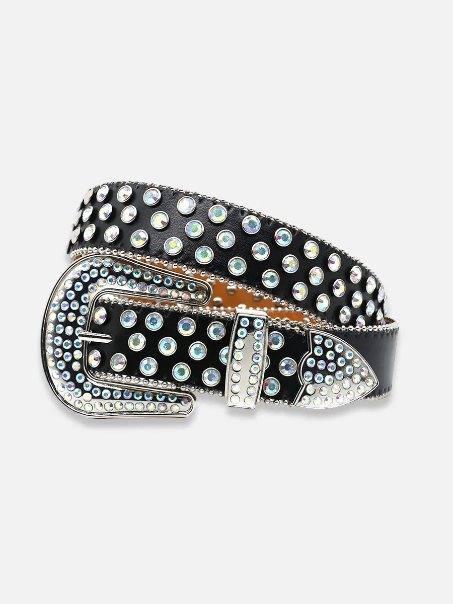 Y2K Rhinestone Belt